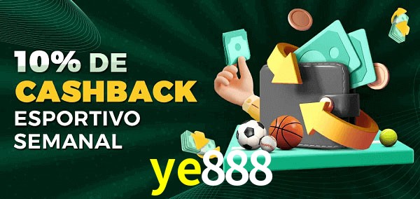 10% de bônus de cashback na ye888