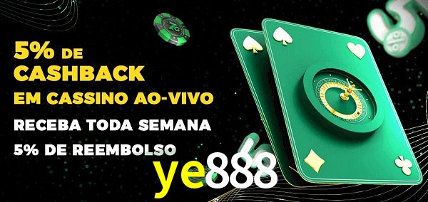 Promoções do cassino ao Vivo ye888
